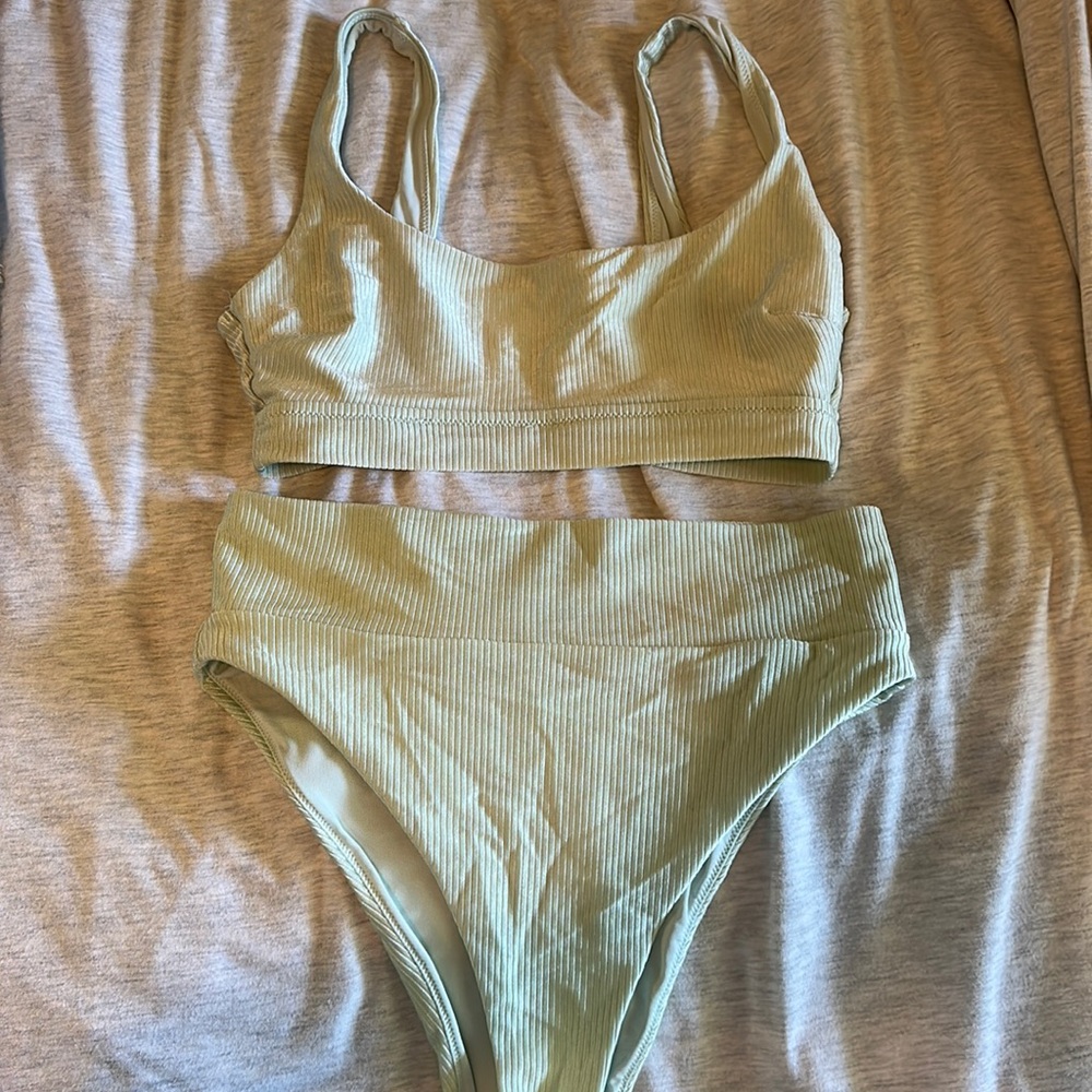 Aerie Mint Shine Bikini